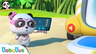 Super Panda's Magical Computer | Super Panda Rescue Team | BabyBus Cartoon