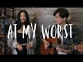 At My Worst - Pink Sweat$ - Vocal and acoustic guitar cover Ft. Renee Foy