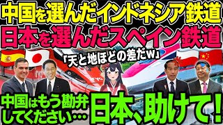 【海外の反応】日本を選んだスペイン鉄道と中国を選んだインドネシア高速鉄道→「天と地ほどの差だw」格差が凄すぎて世界が大爆笑する結果に