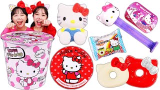 Hello kitty Dessert Mukbang 헬로키티 디저트 먹방 BONI 보니