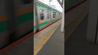 E231系1000番台到着