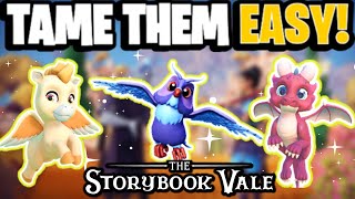 All Storybook Companions FAVORITE FOOD! (Baby Dragon, Pegasus, & Owls)  | Dreamlight Valley