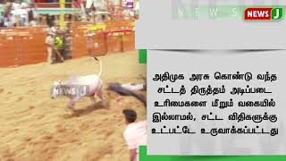 ஜல்லிக்கட்டு நடத்த தடையில்லை- உச்சநீதிமன்றம் | NewsJ