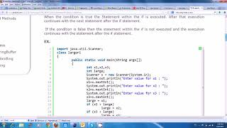 Java Session 014 Java Conditional Statements If Tamil Tutorials