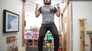 Soul Poles Strength Test - Bamboo pull up bar