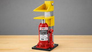 Billions of Welders Don’t Know This Secret! Build a Mini Press from an Old Hydraulic Jack