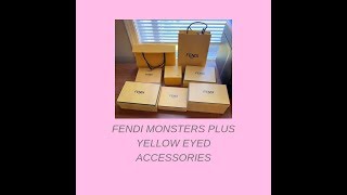 FENDI MONSTERS WITH A SIDE OF YELLOW EYED MONSTERS: BAG BUG CHARMS