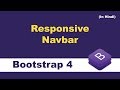 Responsive Navbar with Dropdown in Bootstrap 4 | Bootstrap Tutorial