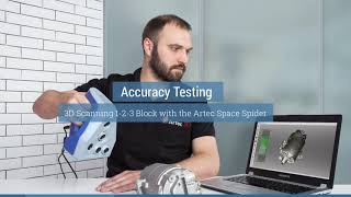 Accuracy Testing: 3D Scanning 1-2-3 Block With Artec Space Spider