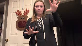Peyton Teter ASL Unit 4 Activity 4