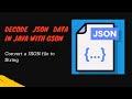 How to Read JSON Data in Java Using the Gson Library