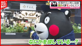 【探してみてね】『隠れくまモン』阿蘇くまもと空港の5か所に設置！くまモンランド化構想