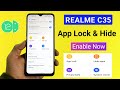 Realme C35 App Lock Update | Android 12 Realme C35 How to Enable App lock & hide photo