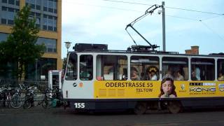 Tatra and Combino Tram in Potsdam, Germany