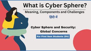 What is Cyber Sphere and Security | Meaning, Components and Challenges| UGC-NET | UPSC | CUET