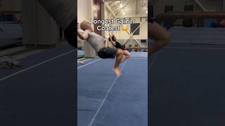 Divers vs. gymnasts gainer contest 🤯 #gymnast #olympics #gymnastics #flip #gaine