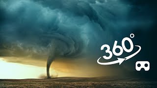 VR EXTREME TORNADO SIZE   Natural Disaster 360 Comparison #360video