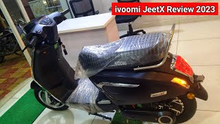 2023 New ivoomi JeetX Electric Scooter full detail Review #electricscooter