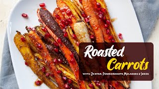 Roasted Carrots With Pomegranate Seeds