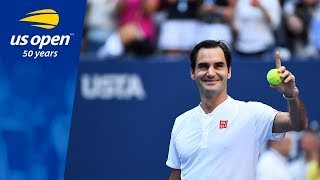 Roger Federer Continues His Top Form vs. Nick Kyrgios - US Open 2018