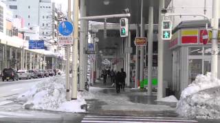 日本青森紅綠燈(附音樂) / 青森市メロディー信号機 / Aomori Pedestrian Crossing Signals with melody