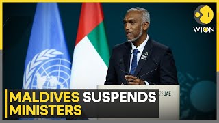 Maldives sacks 3 ministers for insulting comments on PM Modi | India-Maldives Controversy | WION