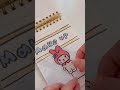 메이크업 받은 마이멜로디 종이놀이 paperdiy mymelody 마이멜로디