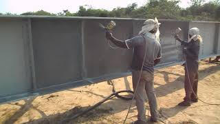 Zinga Film Galvanisation on Indian Railways Girder