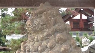 30秒の心象風景8713・文化財の狛犬 2～元伊勢籠神社狛犬～