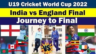 🏆U19 Cricket World Cup 2022🏆Road to Final India vs England ✅ u19 world cup 2022 Final 🏆 Date & Time