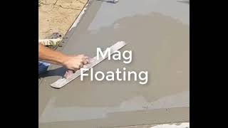 How To Broom Finish A Concrete Slab #shorts