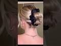 Super Easy Short Hair Updo