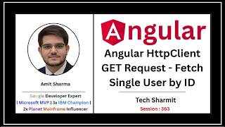 Angular HttpClient GET Request - Fetch Single User by ID | API in Angular Angular Tutorial (Ep-363)