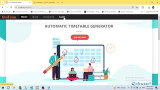 Automatic Timetable Generator - PHP & MySQL Project
