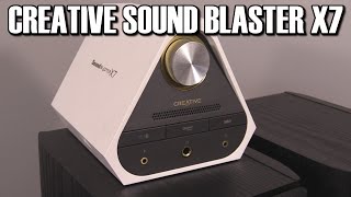 Creative Sound Blaster X7 and E MU XM7 Review