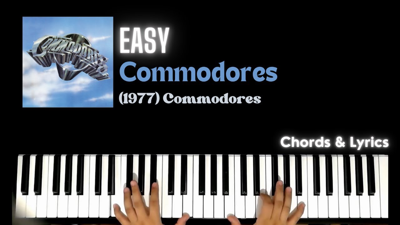 Easy Commodores Piano Cover Accompaniment Backing Track