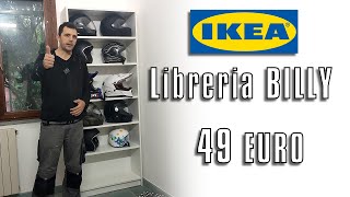 IKEA BILLY Libreria a 49 €. Montaggio e Consigli