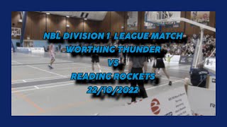 Worthing Thunder vs Reading Rockets - 22/10/2022 - NBL Division 1 League Match