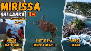 Mirissa Sri Lanka 🇱🇰 Travel Vlog 01 - Turtle Beach🐢🪸 Whale watching🐋 Parrot Island🏝️