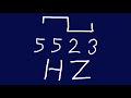 5523 hz square