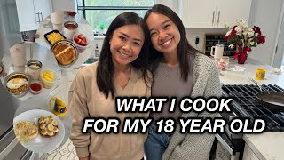 WHAT I COOK FOR MY 18 YEAR OLD DAUGHTER | The Laeno Family