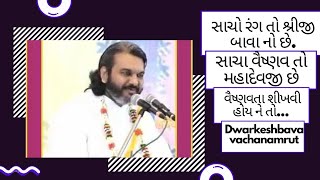 I#dwarkeshbavavachanamrut ||સાચો રંગ તો શ્રીજી બાવા નો છે. સાચા વૈષ્ણવ તો મહાદેવજી છે વૈષ્ણવતા શીખવી