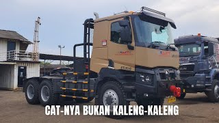 Akhirnya Bertemu dengan Renault K480 Euro 5 Sleeper 6x6 Hub TH Terbaru dan Unit Ketiganya AFT Trans.