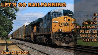 LGR in Northwest Pennsylvania - Northeast and Meadville - NS and CSX - June 23, 2024