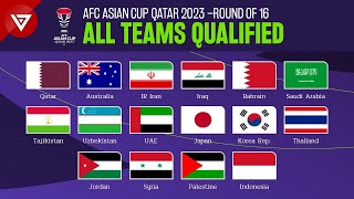 🔴 COMPLETED!!! All 16 Teams Qualified Round of 16 AFC Asian Cup Qatar 2023