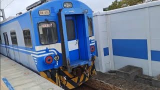 8791次富岡基地發車經由西部幹線海線開往龍井的R117單柴電頭+七輛二編組EMU400型EMU410+EMU405報廢拆解專列，之前竹南站紀錄現在只能最後道別，真的珍重再見