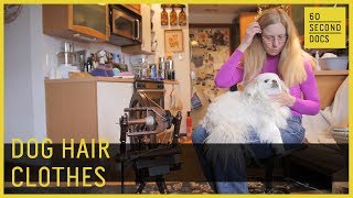 Dog Hair Clothes | Knit Your Dog // 60 Second Docs