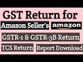 How to File GST Return for amazon seller's | Amazon GST Return | GSTR1 GSTR3B TCS Return for Amazon