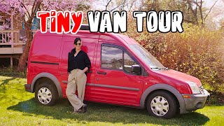 VAN LIFE | TINY $1600 Van Tour!