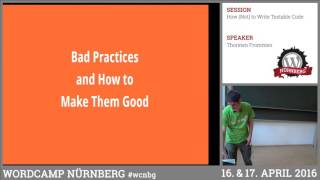 Thorsten Frommen: How (Not) to Write Testable Code